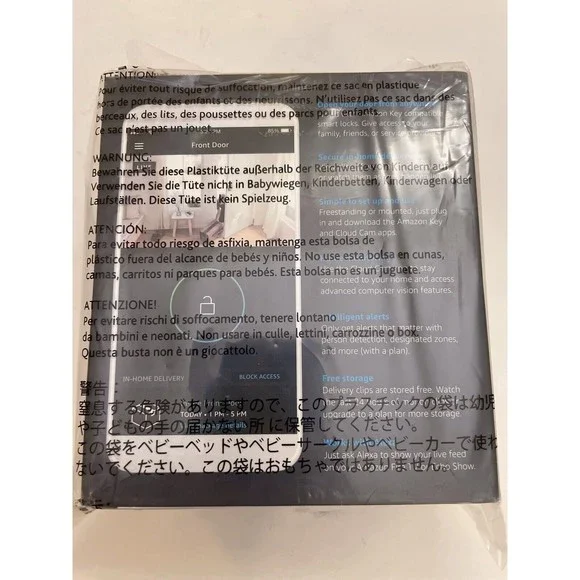 Brand NEW Sealed Amazon Cloud Cam Indoor Security Camera works